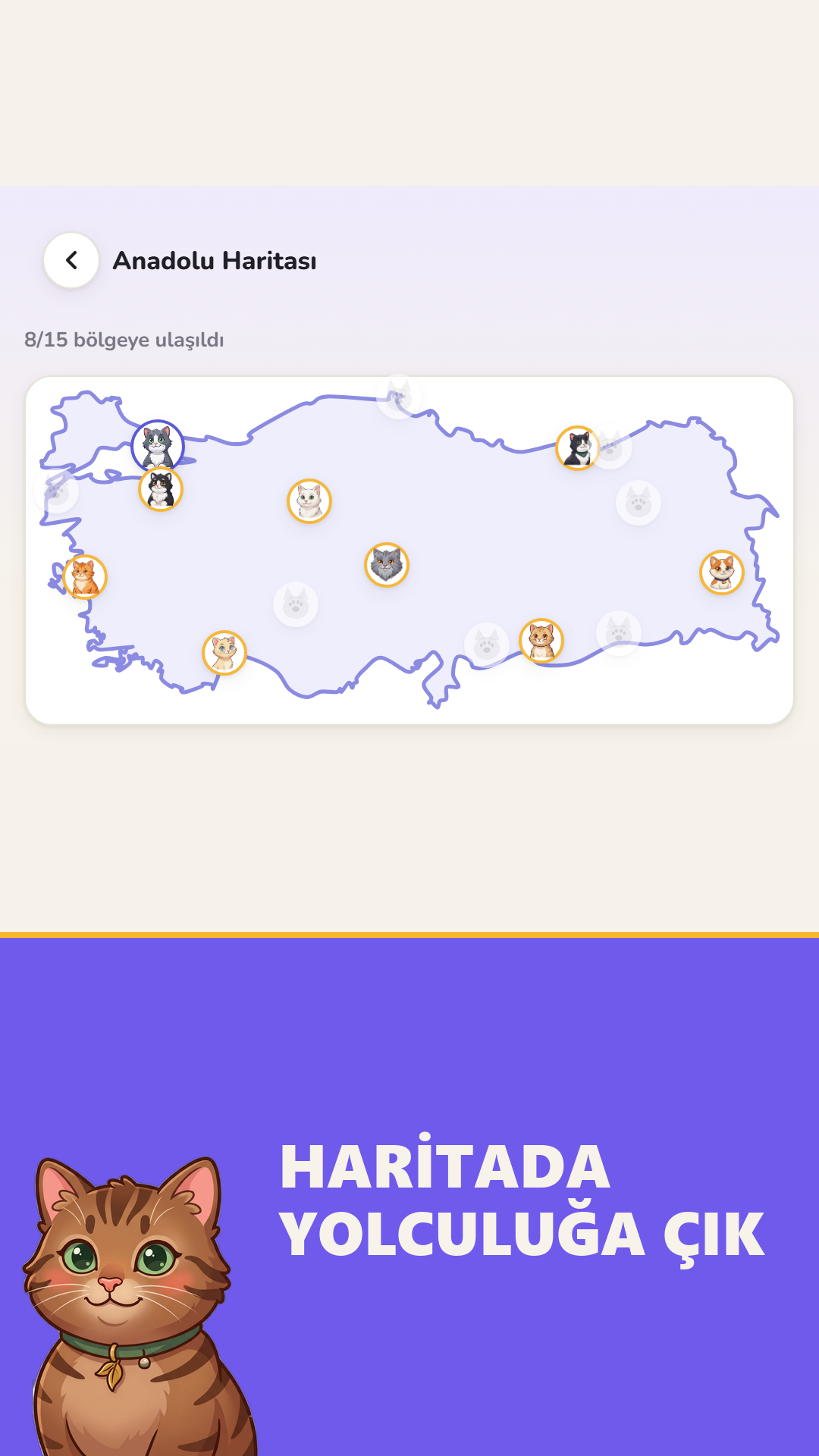 Çengel Bulmaca — the map