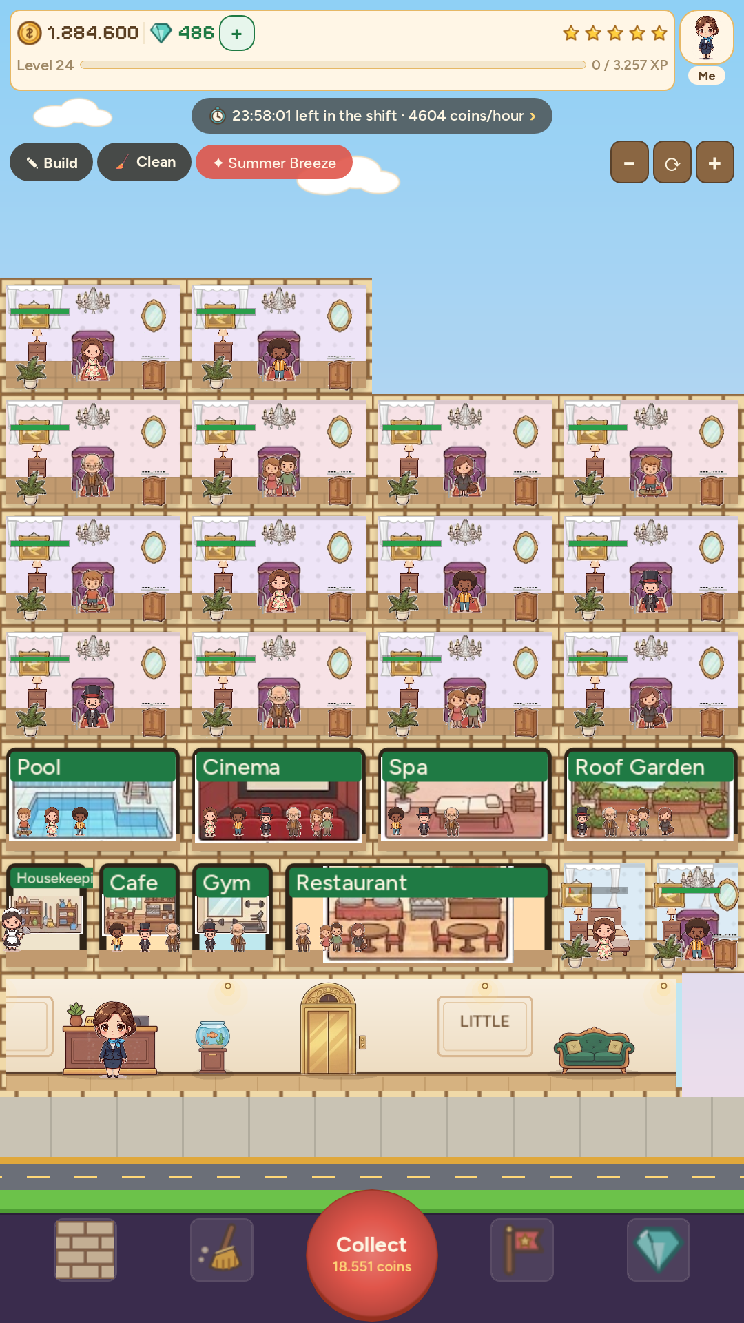 Little Grand Hotel — the lobby