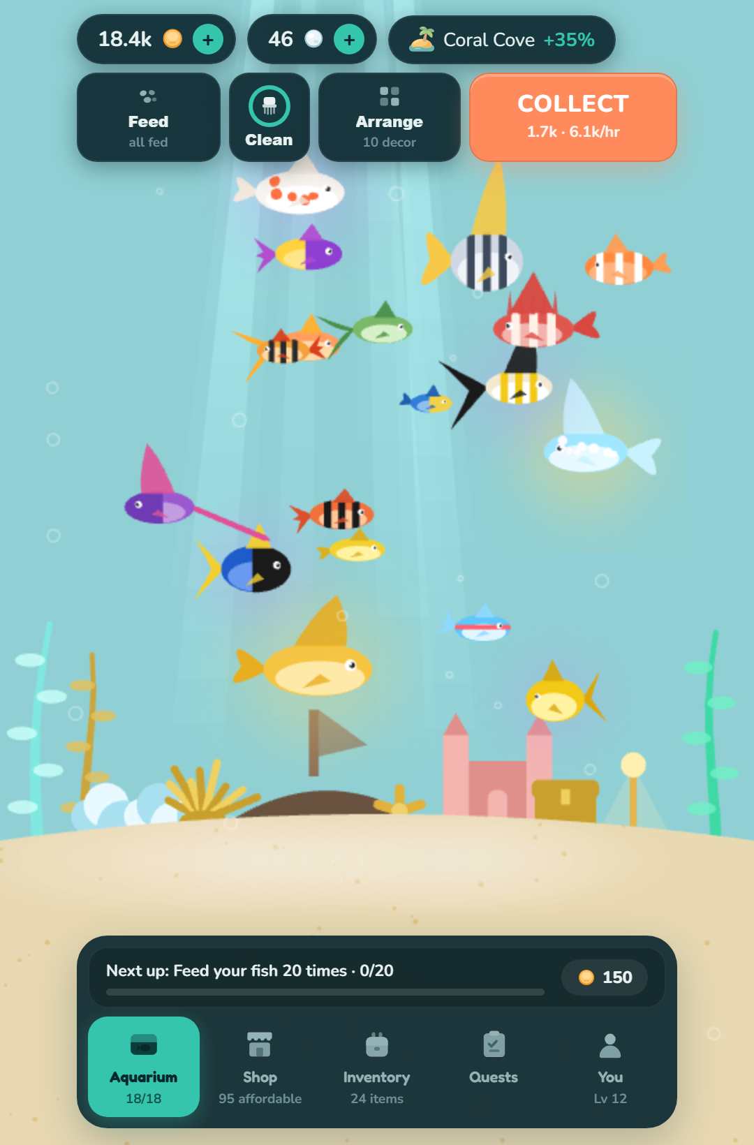 Reefy — the aquarium