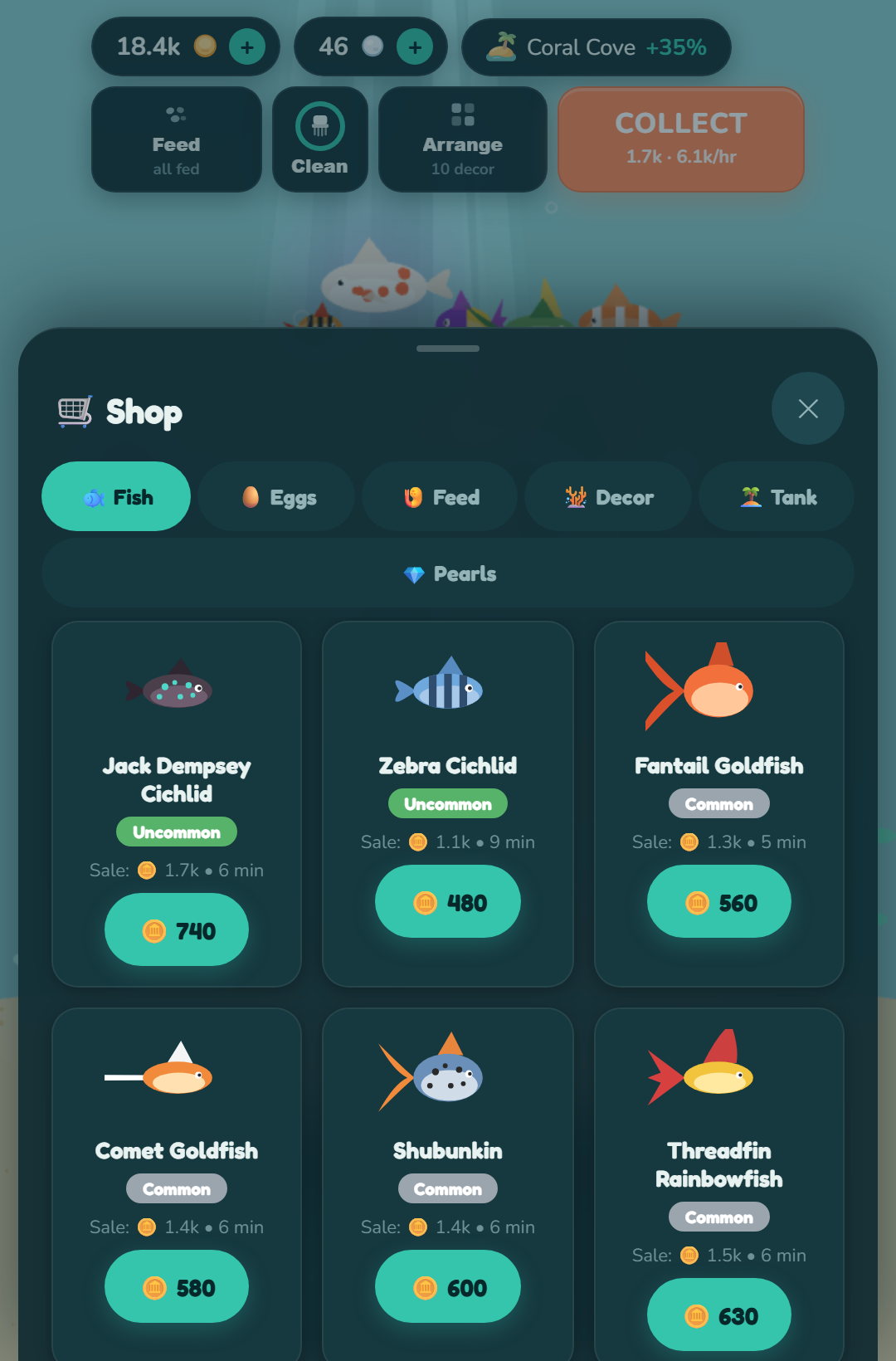 Reefy — fish shop